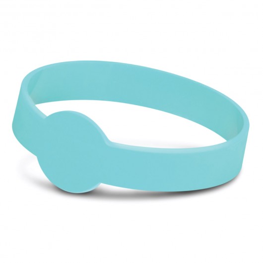 Maxi Silicone Bands - Glow blue